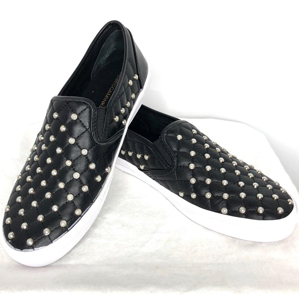 NWOT Rebecca Minkoff Black Leather Sneaker